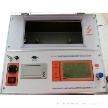 Gdyj-501 Transformer Oil Breakdown Voltage Tester